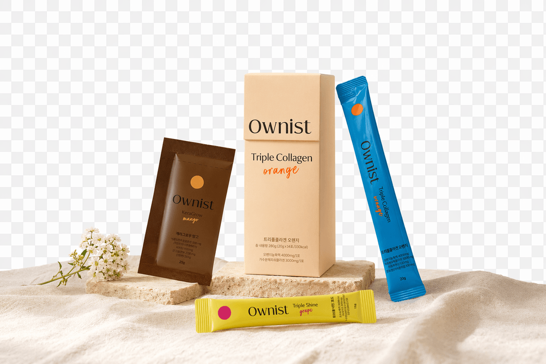 Discovery set featuring three Ownist inner beauty products